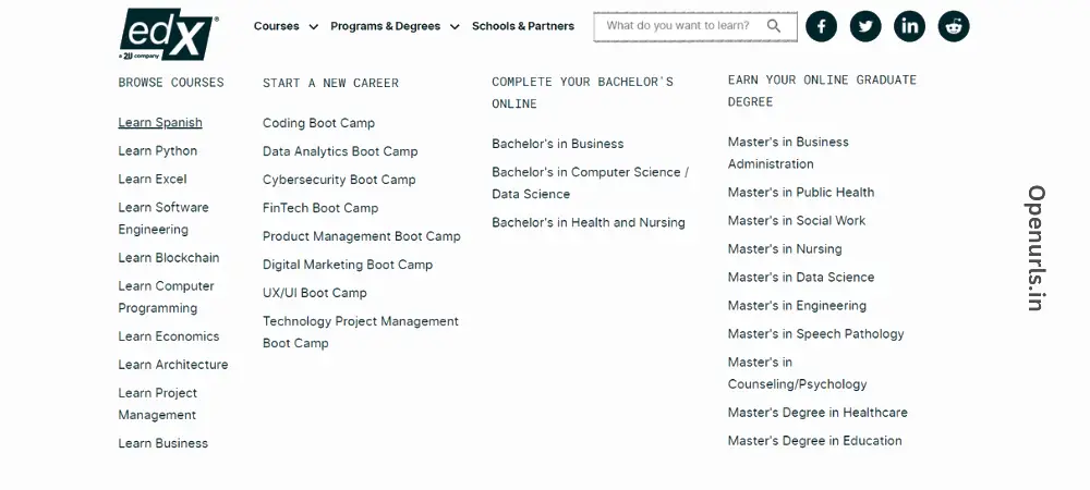 edx Online Course Platform